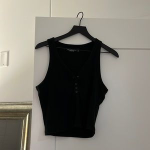 Abercrombie & Fitch Tank Basic Black
